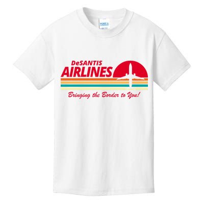DeSantis Airlines Bringing The Border To You Kids T-Shirt