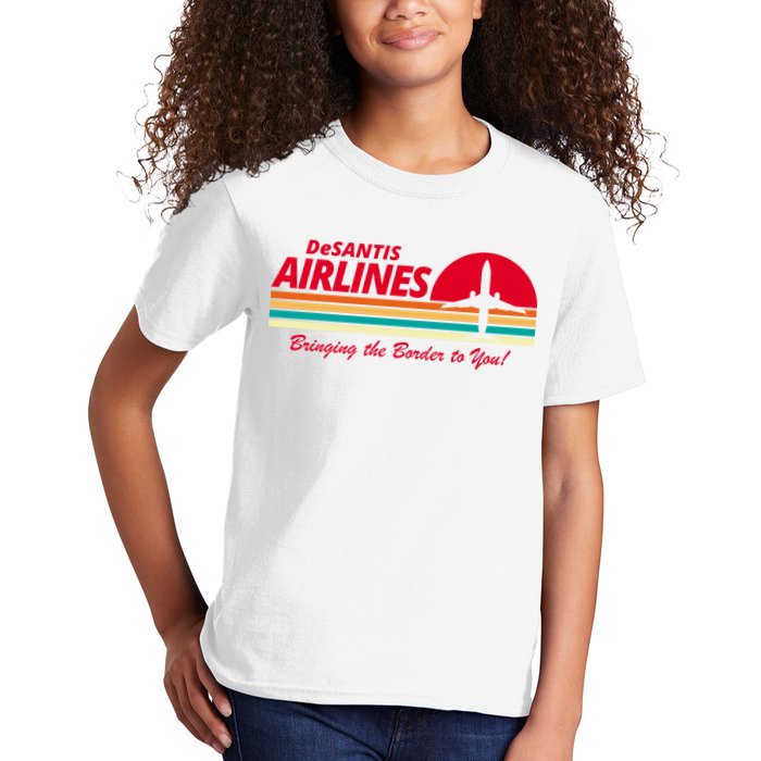 DeSantis Airlines Bringing The Border To You Kids T-Shirt