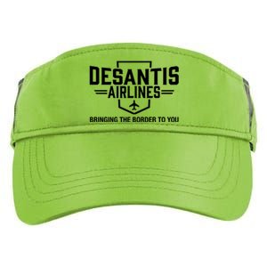 DeSantis Airlines Bringing The Border To You Funny Adult Drive Performance Visor