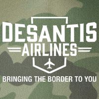DeSantis Airlines Bringing The Border To You Funny Legacy Tie Dye Trucker Hat