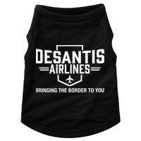 DeSantis Airlines Bringing The Border To You Funny Doggie Tank
