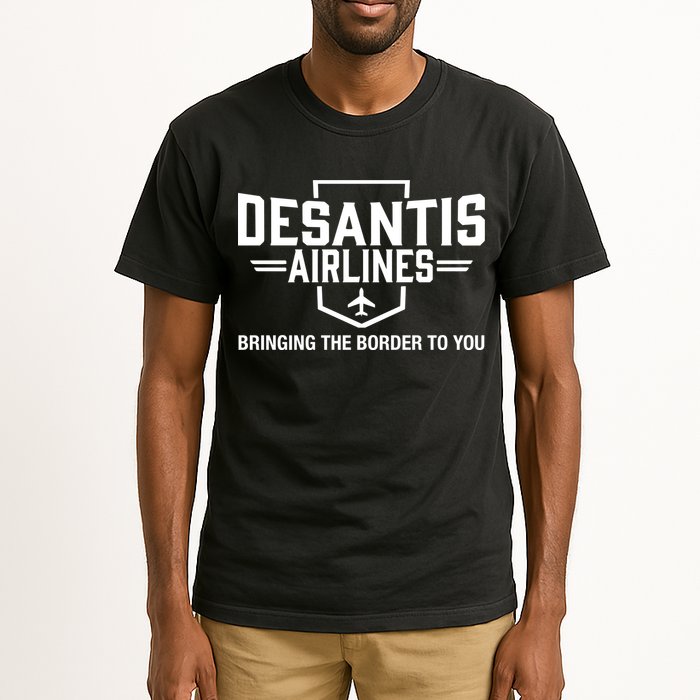 DeSantis Airlines Bringing The Border To You Funny Tall T-Shirt