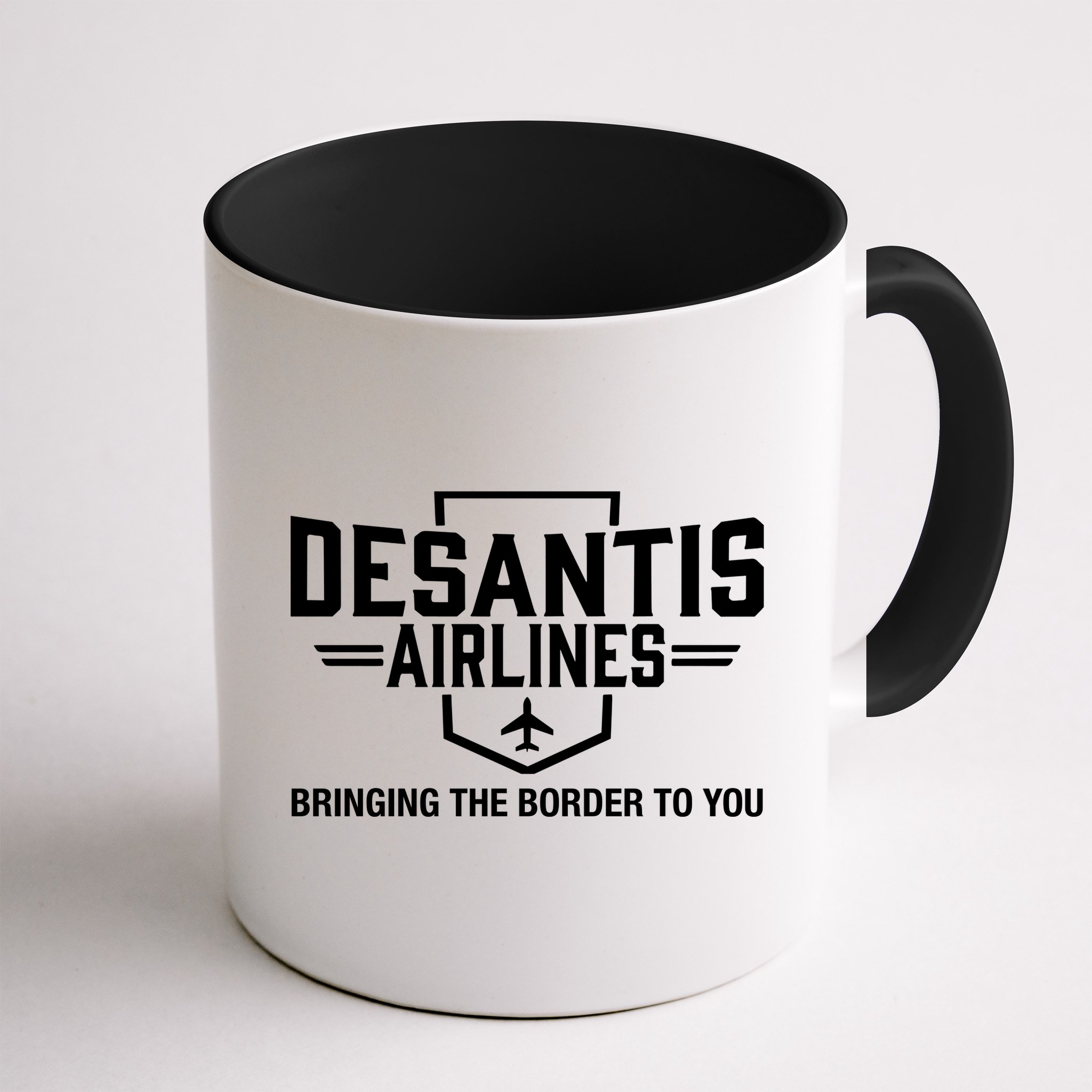 DeSantis Airlines Bringing The Border To You Funny Mug