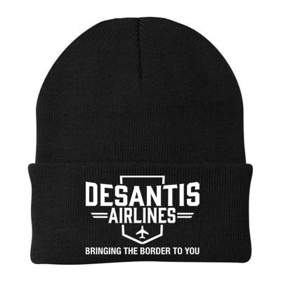 DeSantis Airlines Bringing The Border To You Funny Beanie