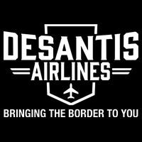 DeSantis Airlines Bringing The Border To You Funny Drawstring Bag