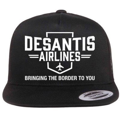 DeSantis Airlines Bringing The Border To You Funny Flatbill Hat