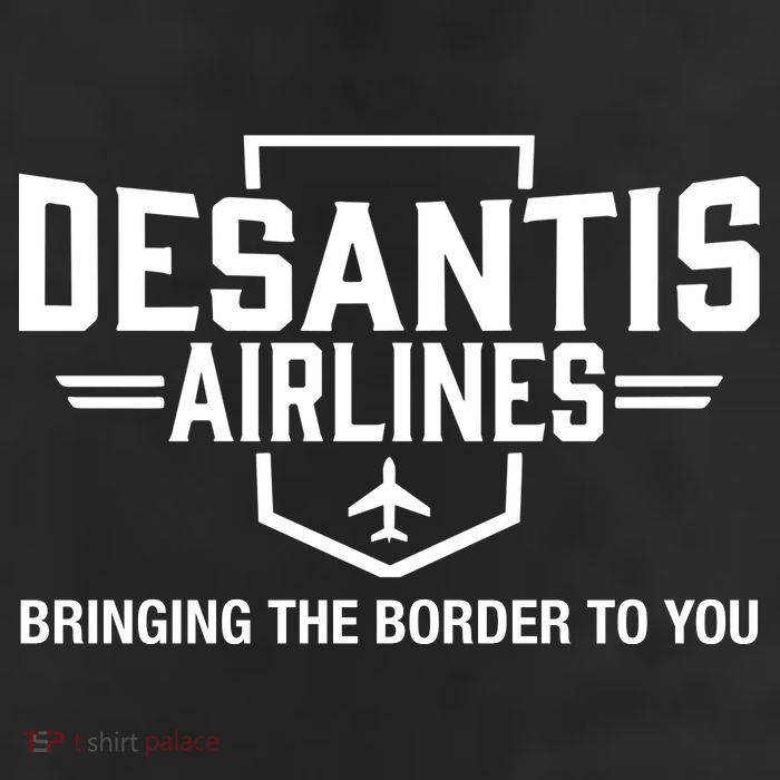 DeSantis Airlines Bringing The Border To You Funny 25L Jumbo Tote