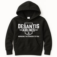 DeSantis Airlines Bringing The Border To You Funny Kids Hoodie
