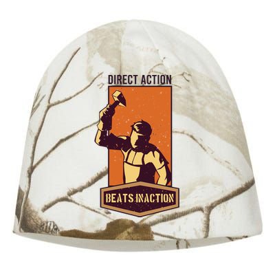 Direct Actions Beats Inactions Kati - Camo Knit Beanie