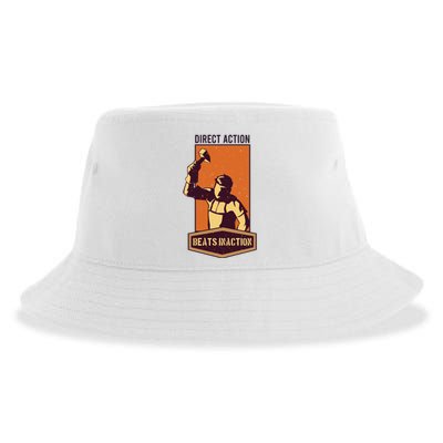 Direct Actions Beats Inactions Sustainable Bucket Hat