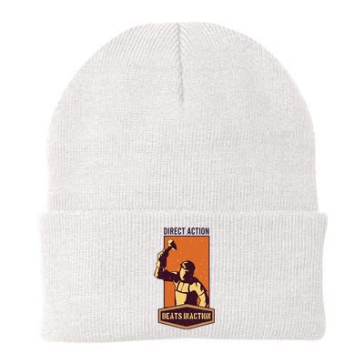 Direct Actions Beats Inactions Knit Cap Winter Beanie