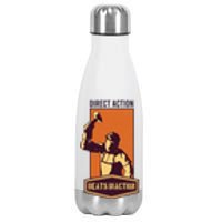 Direct Actions Beats Inactions Stainless Steel Insulated Water Bottle