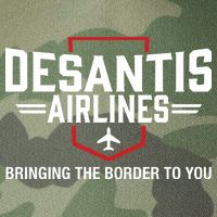 DeSantis Airlines Bringing The Border To You Funny Legacy Tie Dye Trucker Hat