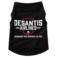 DeSantis Airlines Bringing The Border To You Funny Doggie Tank