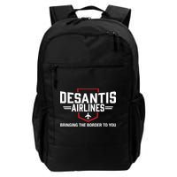 DeSantis Airlines Bringing The Border To You Funny Backpack