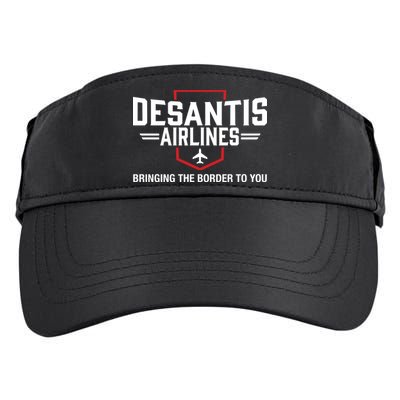 DeSantis Airlines Bringing The Border To You Funny Adult Drive Performance Visor