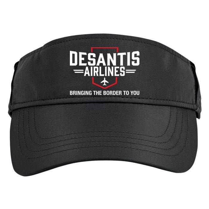 DeSantis Airlines Bringing The Border To You Funny Adult Drive Performance Visor