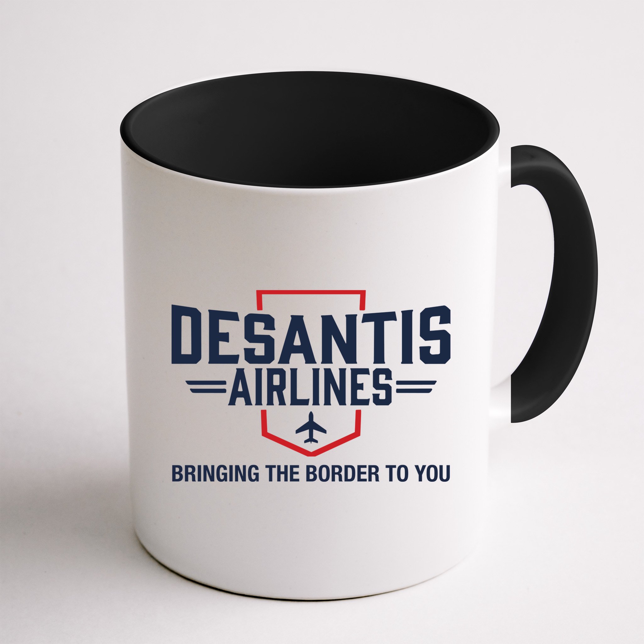 DeSantis Airlines Bringing The Border To You Funny Mug
