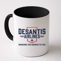 DeSantis Airlines Bringing The Border To You Funny Mug