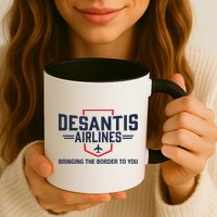 DeSantis Airlines Bringing The Border To You Funny Mug