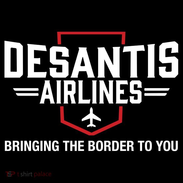 DeSantis Airlines Bringing The Border To You Funny Bag