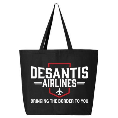 DeSantis Airlines Bringing The Border To You Funny 25L Jumbo Tote