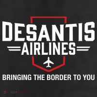 DeSantis Airlines Bringing The Border To You Funny 25L Jumbo Tote