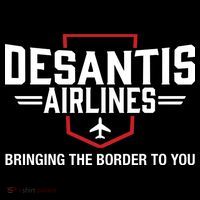 DeSantis Airlines Bringing The Border To You Funny Visor