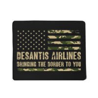 DeSantis Airlines Bringing The Border To You USA Camo Flag Mousepad