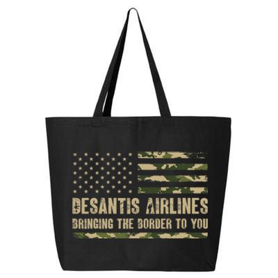 DeSantis Airlines Bringing The Border To You USA Camo Flag 25L Jumbo Tote