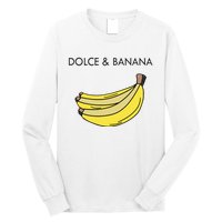 Dolce And Banana Funny Fashion Bananas Vegan Veggie Long Sleeve Shirt