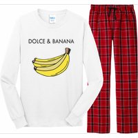 Dolce And Banana Funny Fashion Bananas Vegan Veggie Long Sleeve Pajama Set