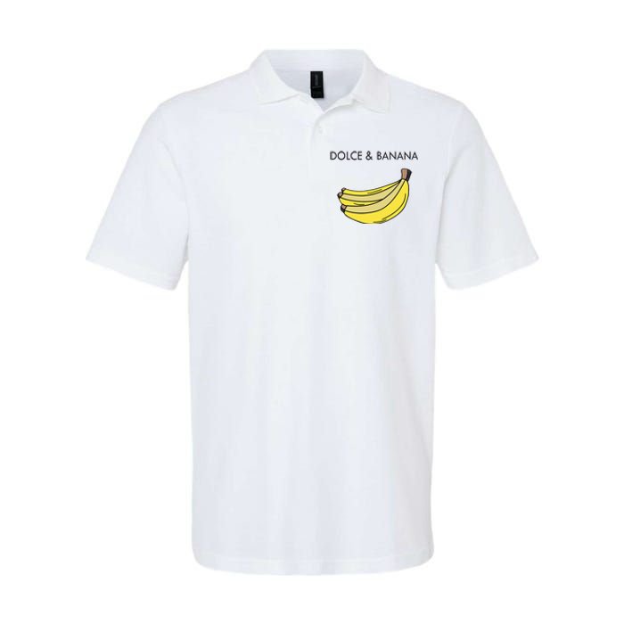 Dolce And Banana Funny Fashion Bananas Vegan Veggie Softstyle Adult Sport Polo