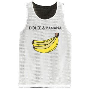 Dolce And Banana Funny Fashion Bananas Vegan Veggie Mesh Reversible Basketball Jersey Tank