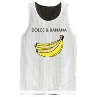 Dolce And Banana Funny Fashion Bananas Vegan Veggie Mesh Reversible Basketball Jersey Tank