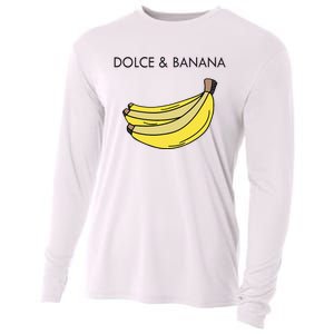 Dolce And Banana Funny Fashion Bananas Vegan Veggie Cooling Performance Long Sleeve Crew