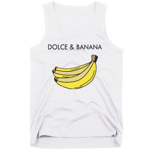 Dolce And Banana Funny Fashion Bananas Vegan Veggie Tank Top