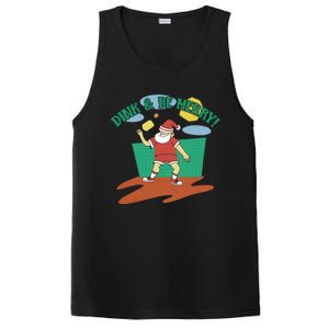 Dink And Be Merry! Santa Claus Fun Christmas Pickleball Memes Gift PosiCharge Competitor Tank