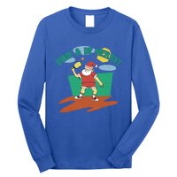 Dink And Be Merry! Santa Claus Fun Christmas Pickleball Memes Gift Long Sleeve Shirt