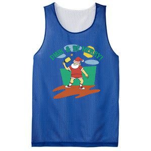 Dink And Be Merry! Santa Claus Fun Christmas Pickleball Memes Gift Mesh Reversible Basketball Jersey Tank