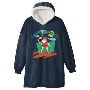 Dink And Be Merry! Santa Claus Fun Christmas Pickleball Memes Gift Hooded Wearable Blanket