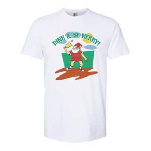 Dink And Be Merry! Santa Claus Fun Christmas Pickleball Memes Gift Softstyle CVC T-Shirt