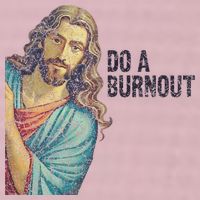Do A Burnout Jesus Meme Funny Saying Hard Working 25L Jumbo Tote