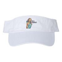 Do A Burnout Jesus Meme Funny Saying Hard Working Visor