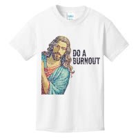 Do A Burnout Jesus Meme Funny Saying Hard Working Kids T-Shirt