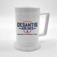 DeSantis Airlines Bringing The Border To You Funny Beer Stein