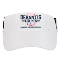 DeSantis Airlines Bringing The Border To You Funny Adult Drive Performance Visor