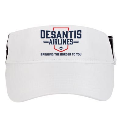 DeSantis Airlines Bringing The Border To You Funny Adult Drive Performance Visor