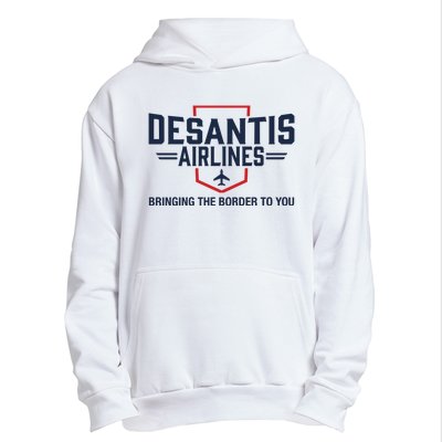 DeSantis Airlines Bringing The Border To You Funny Urban Pullover Hoodie