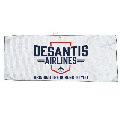 DeSantis Airlines Bringing The Border To You Funny Large Microfiber Waffle Golf Towel